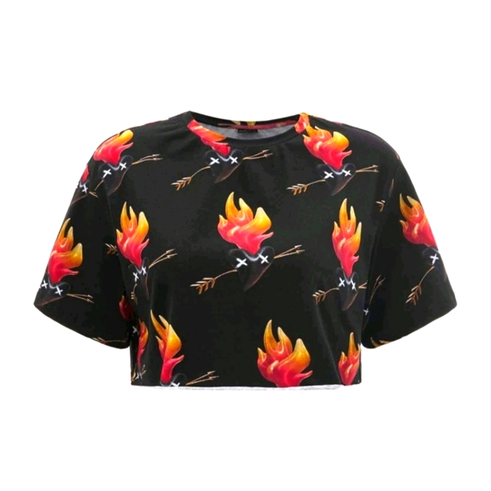 Stella Print Crop Top